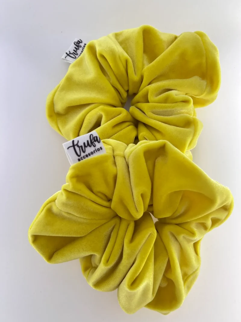 Scrunchie Maxi Amarillo