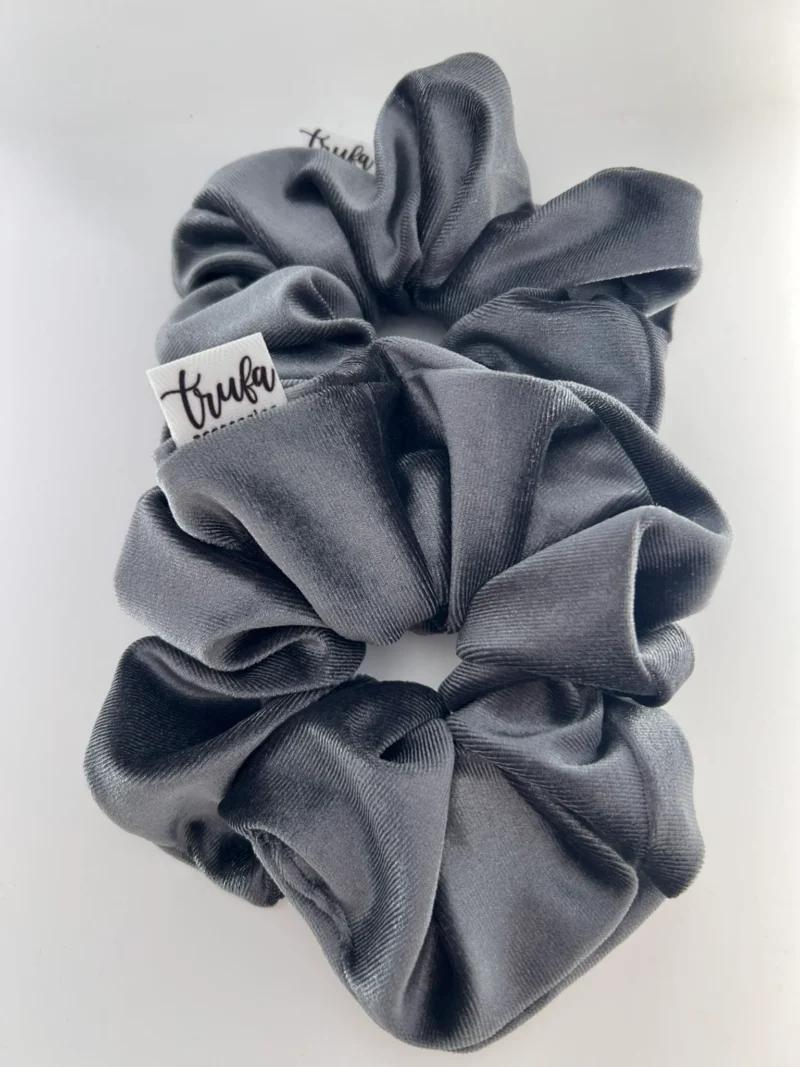 Scrunchie Maxi Gris